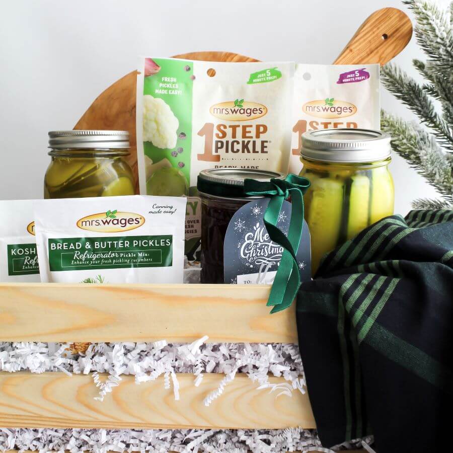 Create A Unique Christmas Gift Basket With Home Canned Foods - Midwest Life and Style Blog