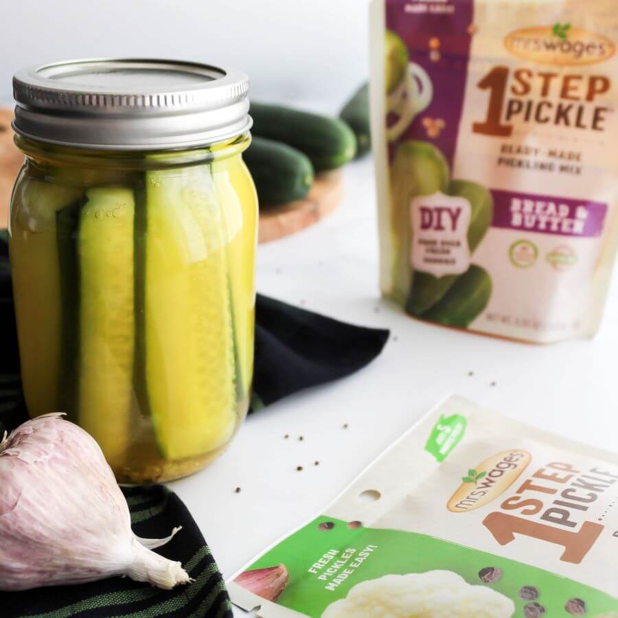 Homemade Pickles with Mrs. Wages 1 Step Pickle Mix - Midwest Life and Style Blog