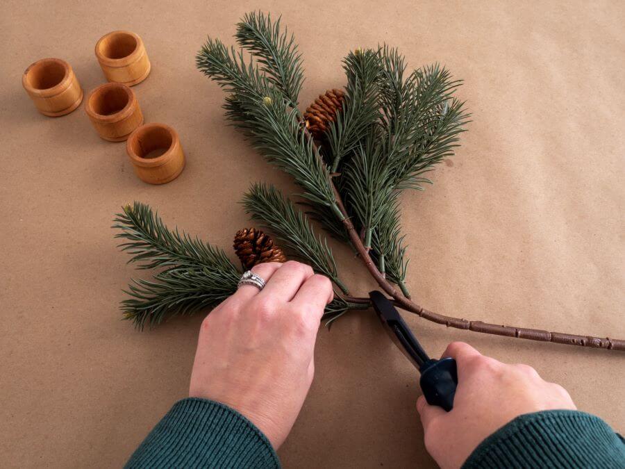 Beautiful And Festive Christmas Napkin Rings In Under 10 Minutes - Midwest Life and Style Blog