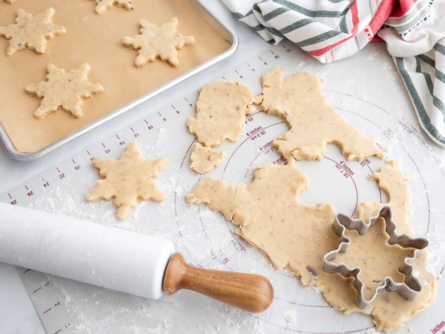 Making Cookie Dough for Shortbread Cookies - Midwest Life and Style Blog