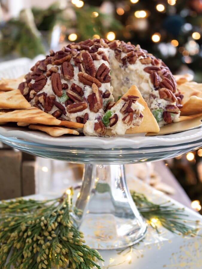 Hawaiian Holiday Cheeseball - Midwest Life and Style Blog