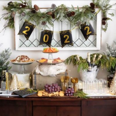 Festive New Year’s Eve Grazing Table