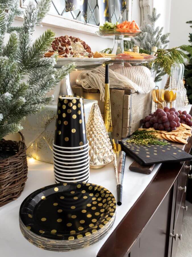 Festive New Year's Eve Grazing Table - Midwest Life and Style Blog