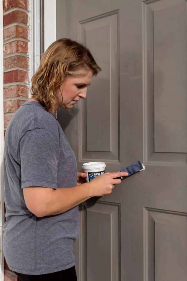 How To Paint A Front Door - Midwest Life and Style Blog 