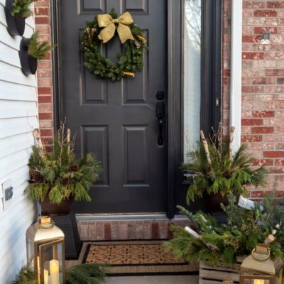 A Simple Winter Front Porch Refresh For The New Year