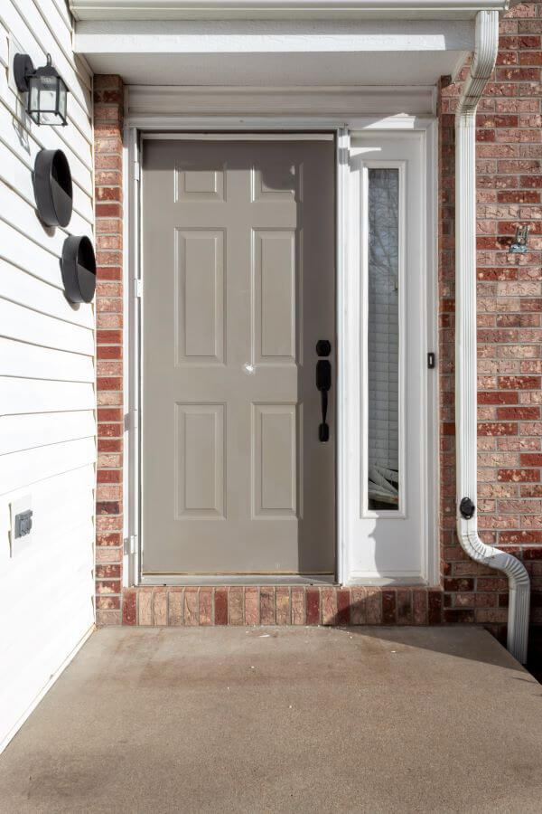 How To Paint A Front Door - Midwest Life and Style Blog