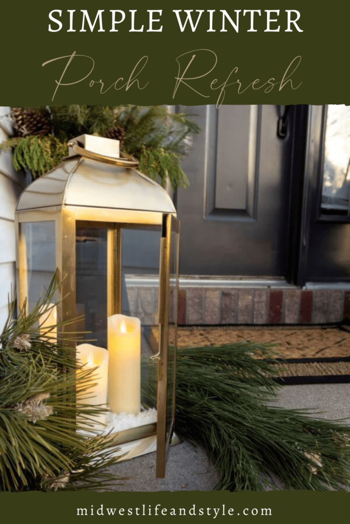 A Simple Winter Front Porch Refresh For The New Year - Midwest Life and Style Blog