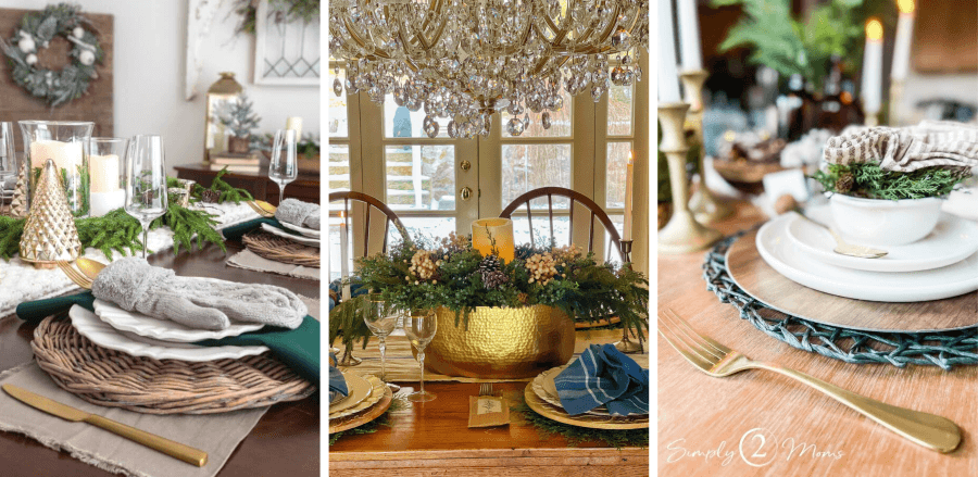 Cozy Winter Wonderland Tablescapes - Midwest Life and Style Blog