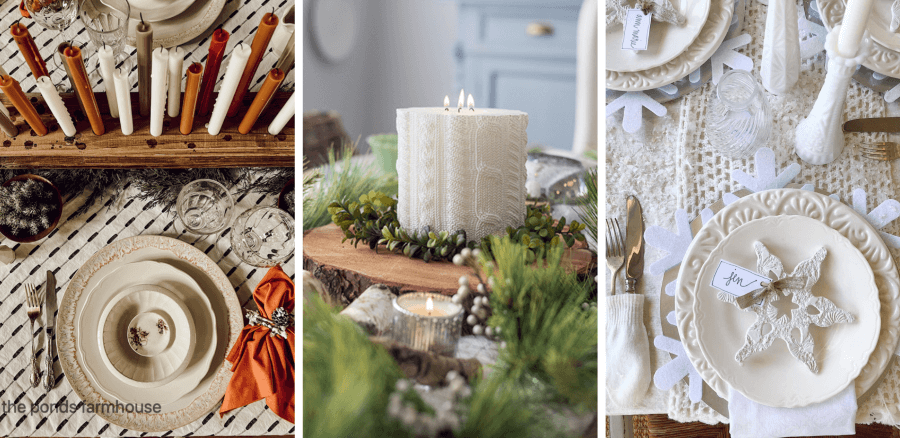 Cozy Winter Wonderland Tablescapes - Midwest Life and Style Blog