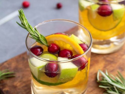 Sparkling Winter Sangria - Paleo Gluten-Free Guy