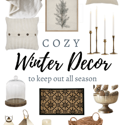 Winter Decor You Can Keep Out All Season Long