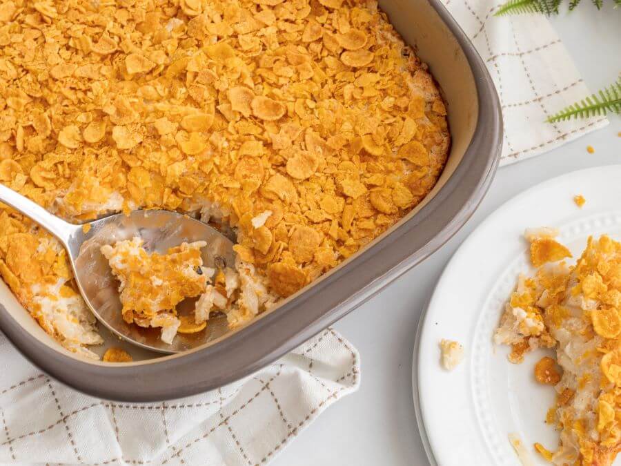 The Best No-Fail Cheesy Hash Brown Casserole - Midwest Life and Style Blog