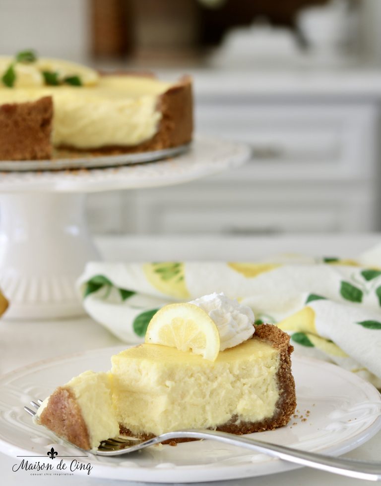 Lemon Cheesecake from Maison de Cinq - Week in Rewind with Midwest Life and Style Blog