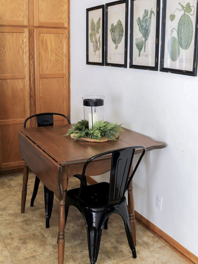 Affordable Kitchen Table Makeover With Oops Paint - Midwest Life and Style Blog