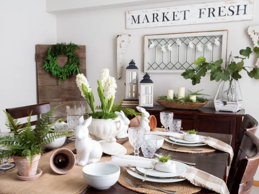 Set A Beautiful And Charming Easter Brunch Table - Midwest Life and Style Blog