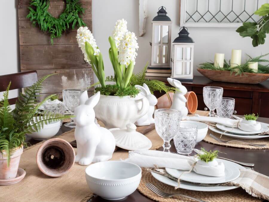 Set A Beautiful And Charming Easter Brunch Table - Midwest Life and Style Blog