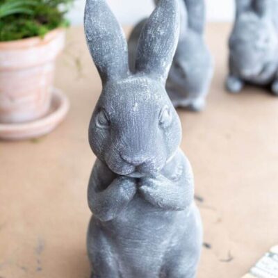 Get The Look For Less: DIY Pottery Barn Easter Bunny Statue Dupe