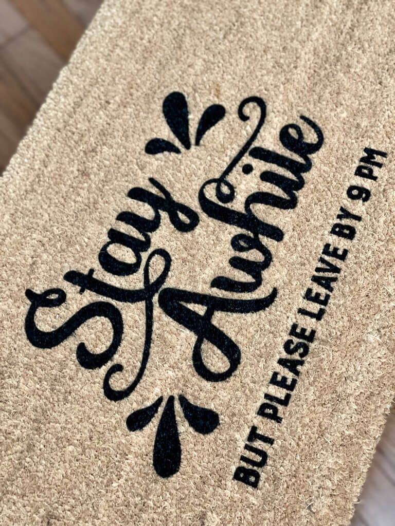 DIY Door Mat from Feet Under My Table - Week in Rewind With Midwest Life and Style