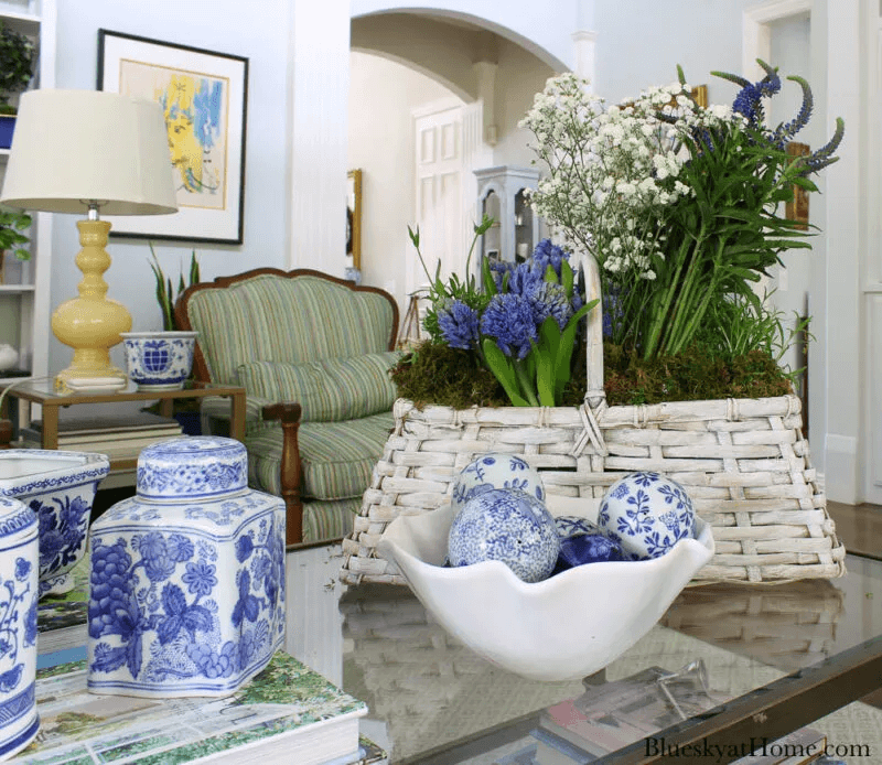 Spring Flower Basket from BlueSky At Home - Week In Rewind With Midwest Life and Style 