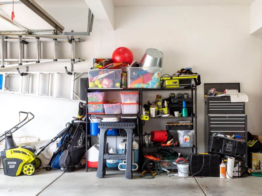 Messy Garage Before Cleaning it Out - Midwest Life and Style Blog