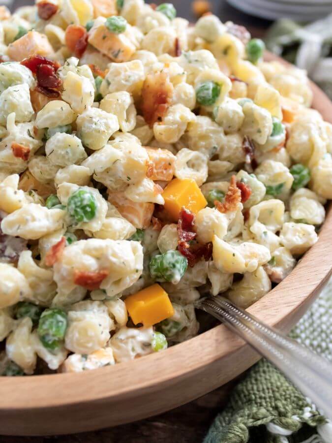 Creamy Bacon Ranch Pasta Salad - Midwest Life and Style Blog