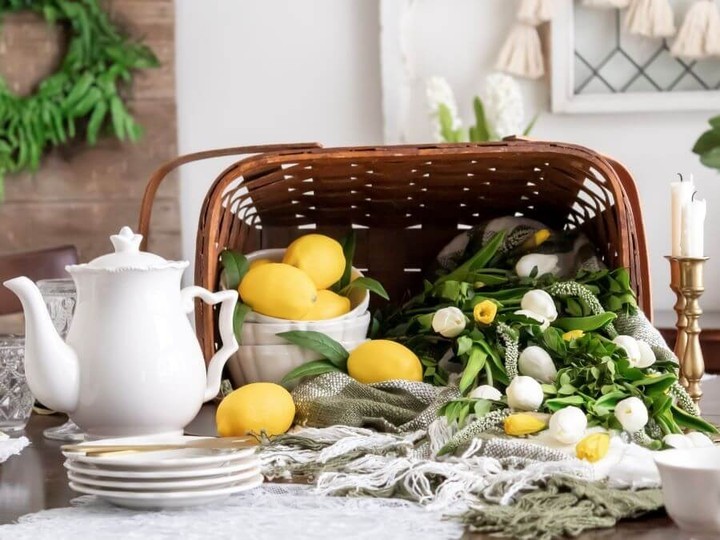 Mother's Day Tea Party with Lemons and Tulips  - Midwest Life and Style Blog