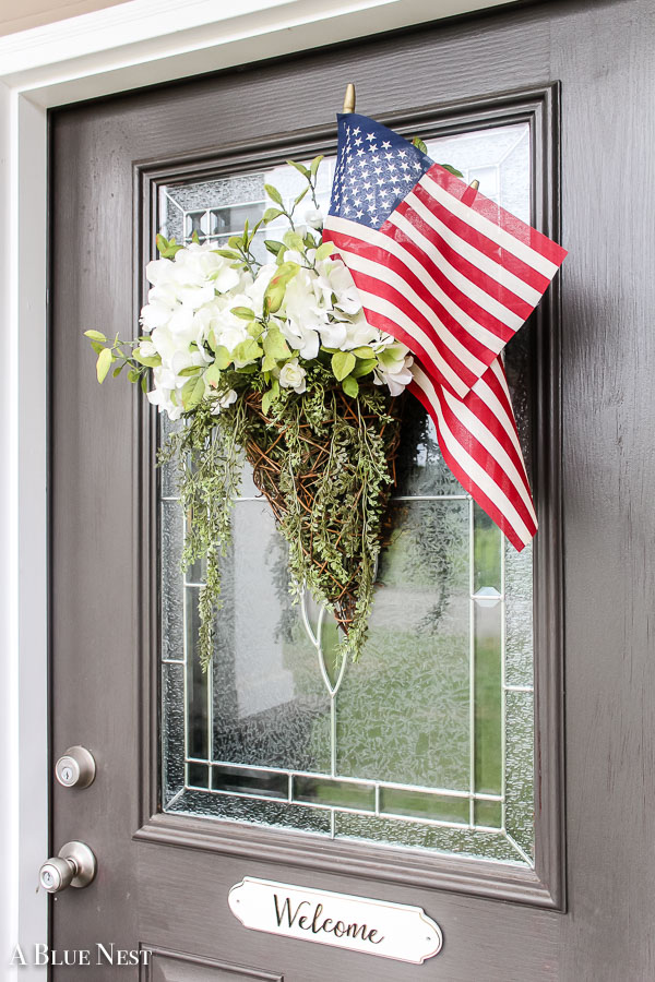 Patriotic Door Basket from A Blue Nest - Week in Rewind with Midwest Life and Style