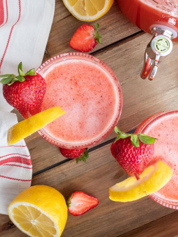 Spiked Strawberry Lemonade