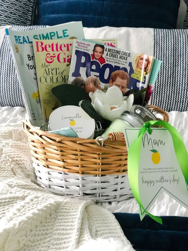 Mother's Day Gift Basket and Body Scrub from Tatertots and Jello  - Midwest Life and Style Blog