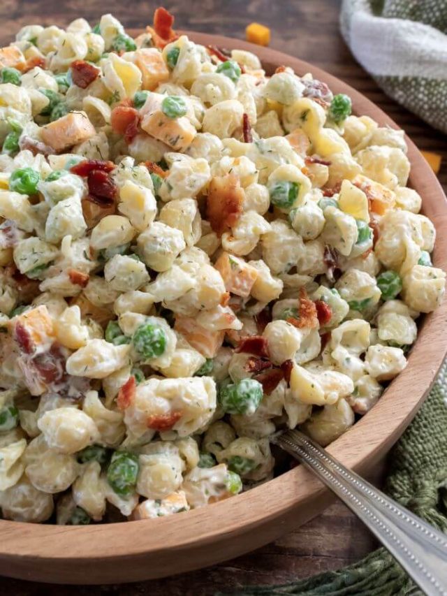 Creamy Bacon Ranch Past Salad