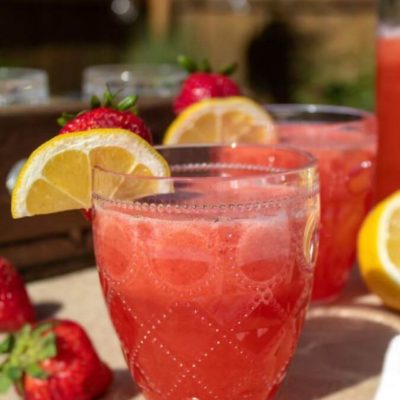 Spiked Strawberry Lemonade