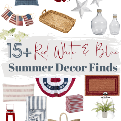 15+ Best Red White And Blue Summer Decor Finds