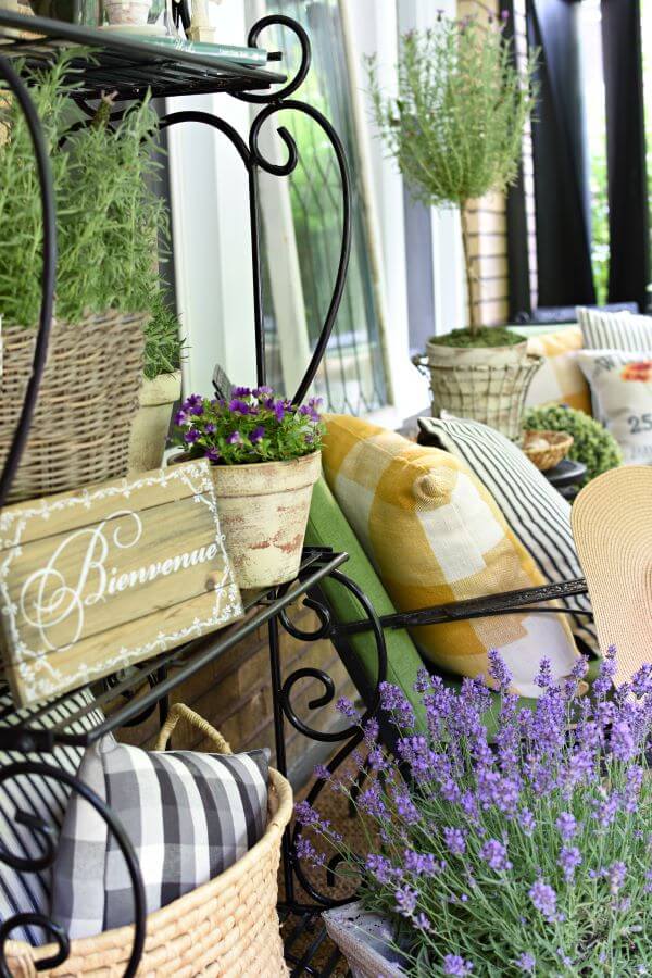 French Cottage Summer Porch from Follow The Yellow Brick Home - Week in Rewind with Midwest Life and Style