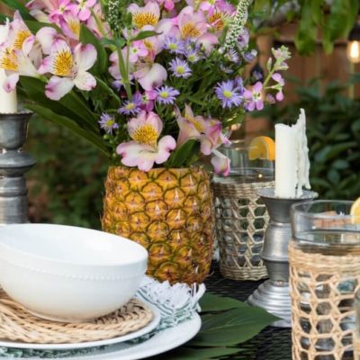 Simple Summer Luau Dinner Party