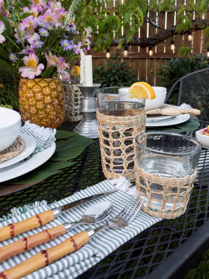 Simple Summer Luau Dinner Party - Midwest Life and Style Blog