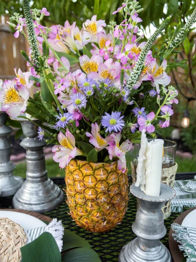 Simple Summer Luau Dinner Party - Midwest Life and Style Blog