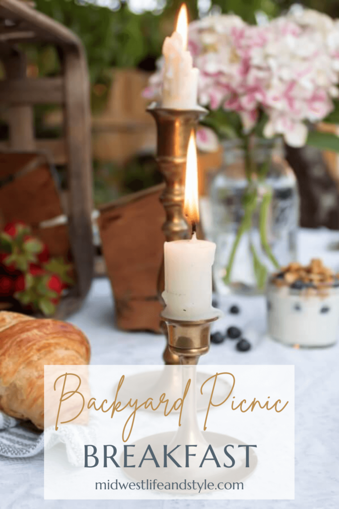 Cozy And Casual Picnic Breakfast In The Backyard - Midwest Life and Style Blog