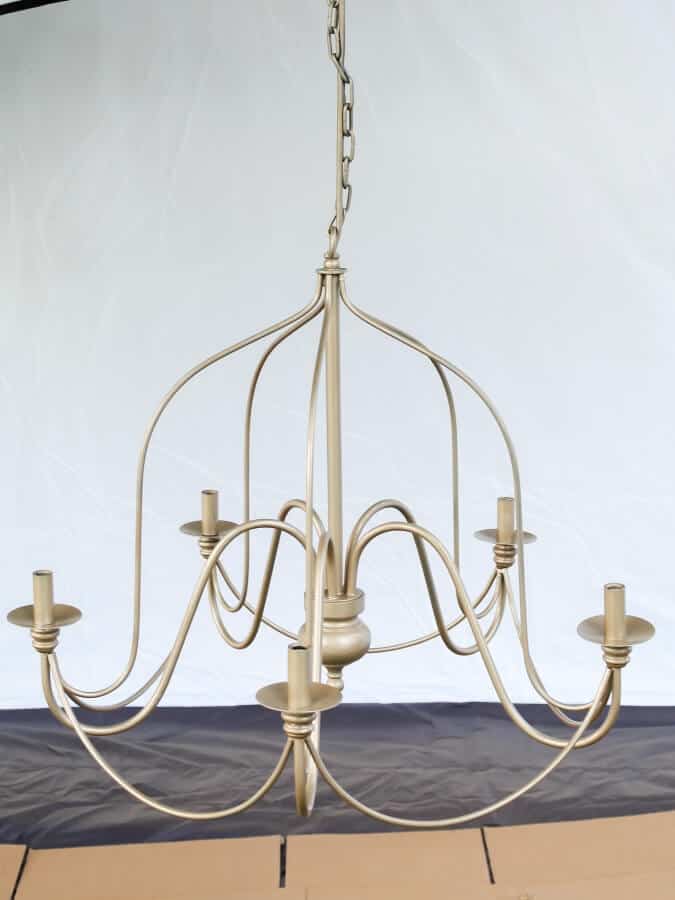 Quick And Affordable Light Fixture Update - Midwest Life and Style Blog