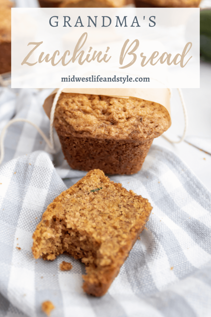 Grandmas Recipe For The Best Zucchini Bread - Midwest Life and Style Blog