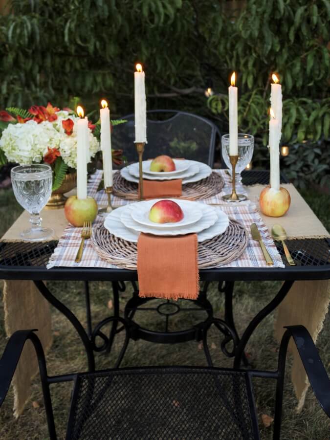 Fall Garden Tablescape from Midwest Life and Style