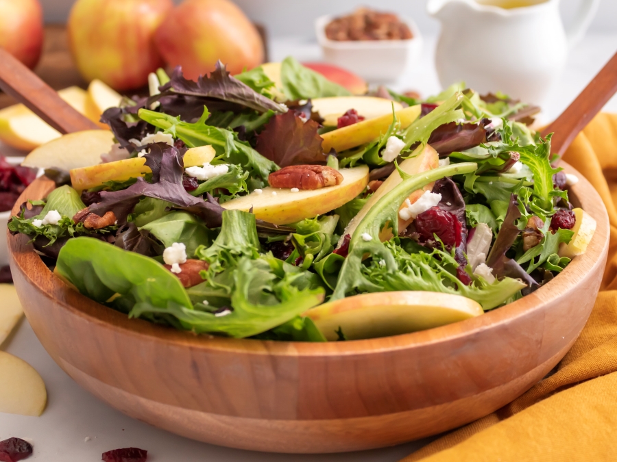 Autumn Apple and Pecan Salad - Midwest Life and Style Blog