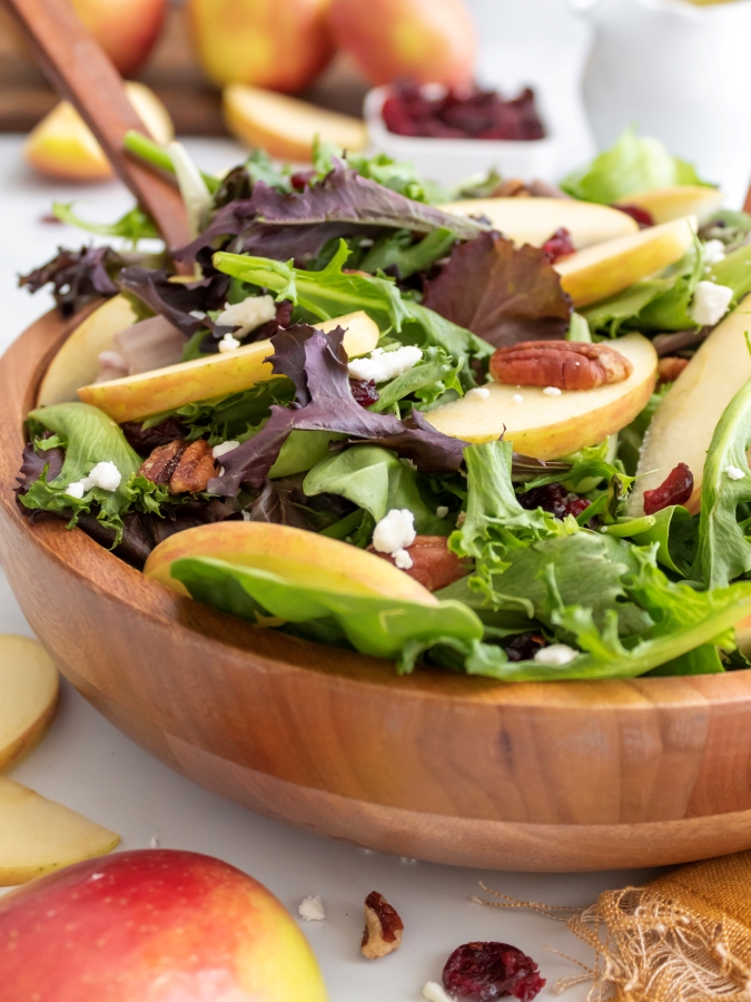 Autumn Apple and Pecan Salad - Midwest Life and Style Blog