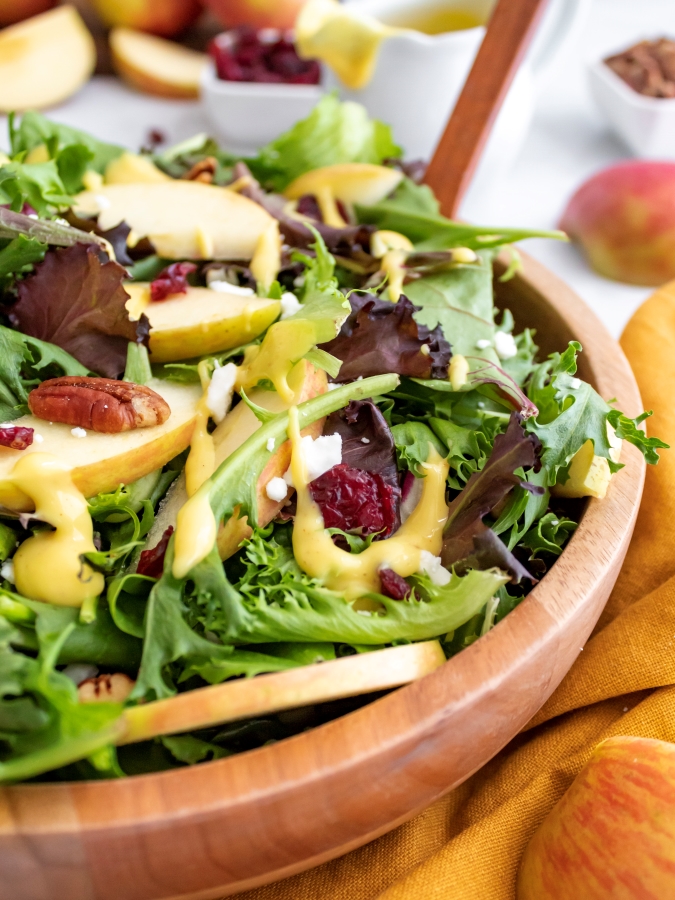 Autumn Apple and Pecan Salad - Midwest Life and Style Blog