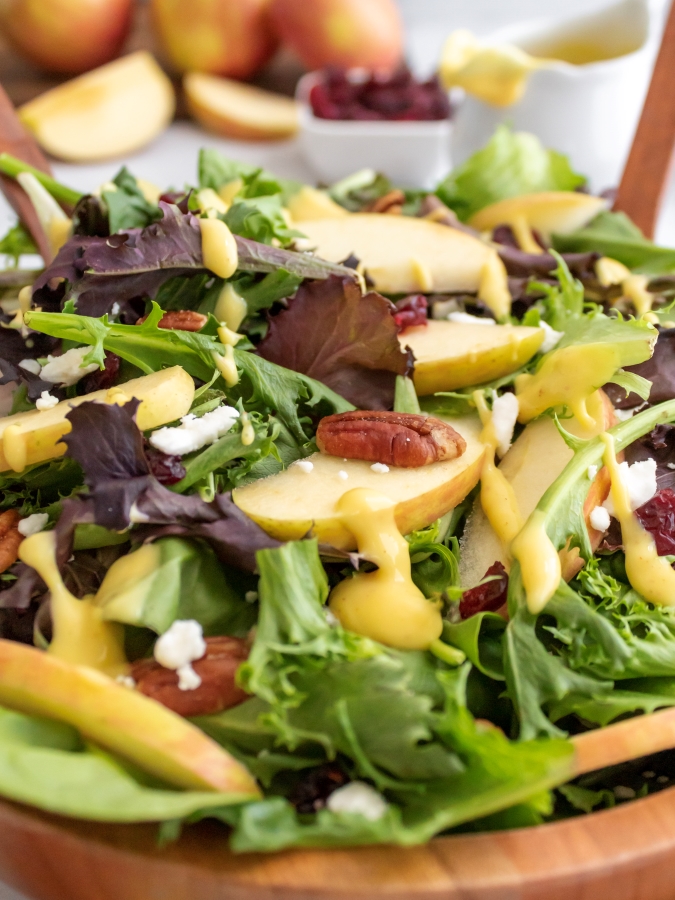 Autumn Apple and Pecan Salad - Midwest Life and Style Blog