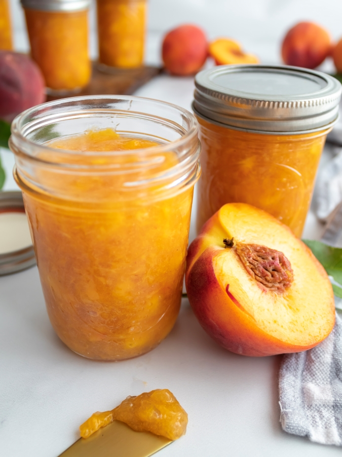 Peach Freezer Jam - Midwest Life and Style Blog