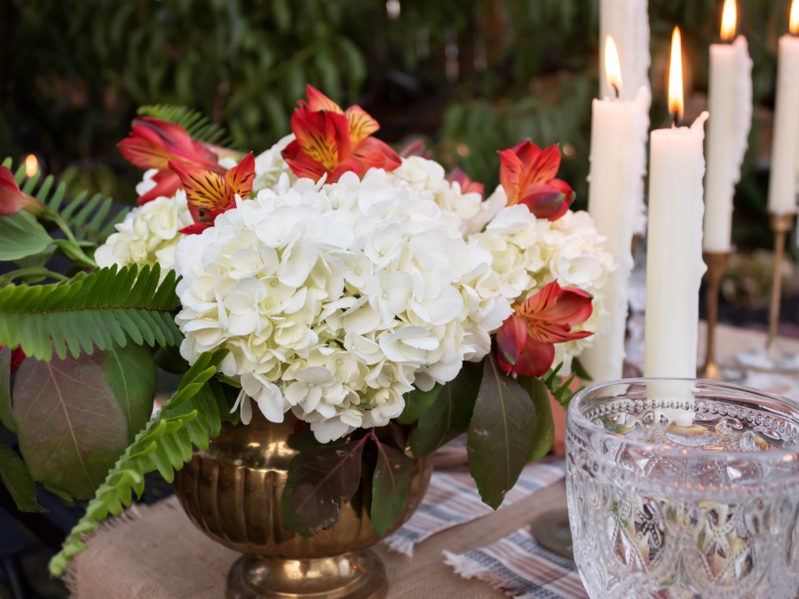 Rustic And Cozy Fall Garden Tablescape - Midwest Life and Style Blog