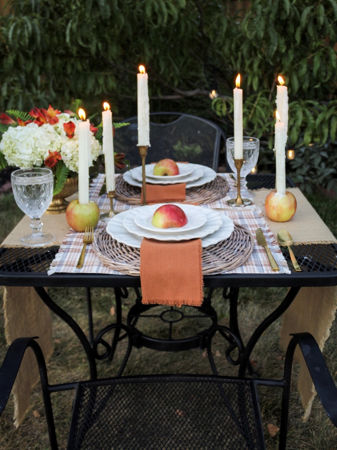 Rustic Fall Garden Tablescape