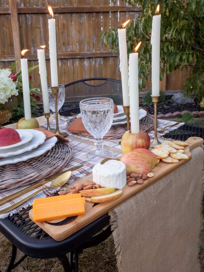 Rustic And Cozy Fall Garden Tablescape - Midwest Life and Style Blog