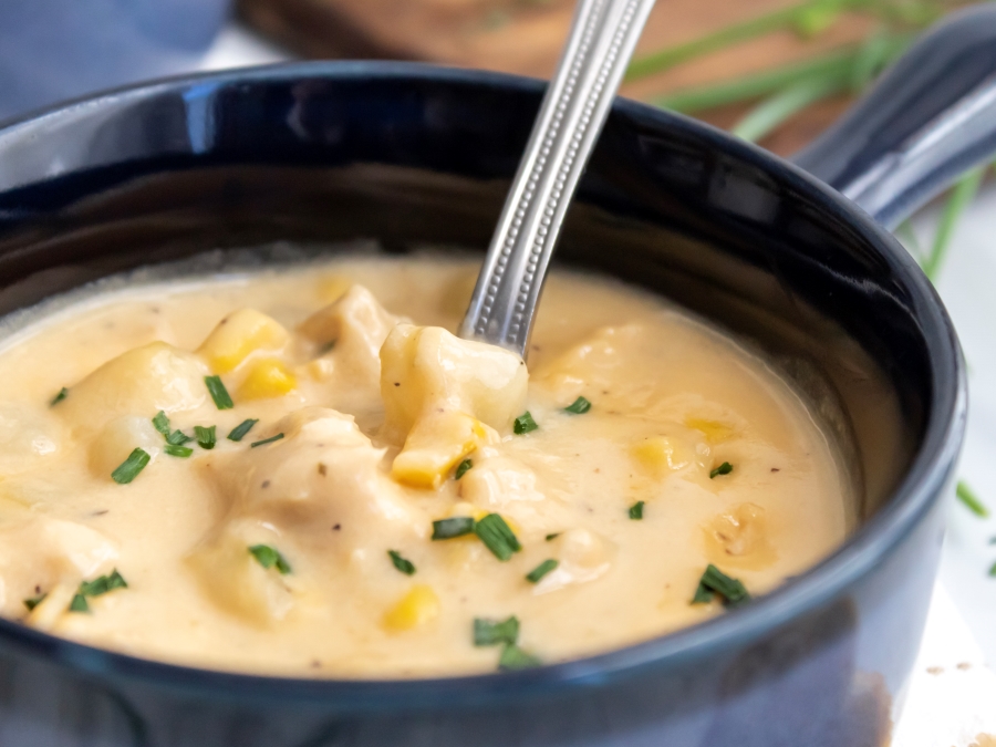 Creamy Chicken and Corn Chowder - Midwest Life and Style Blog