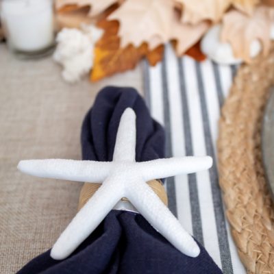 Simple DIY Coastal Napkin Rings